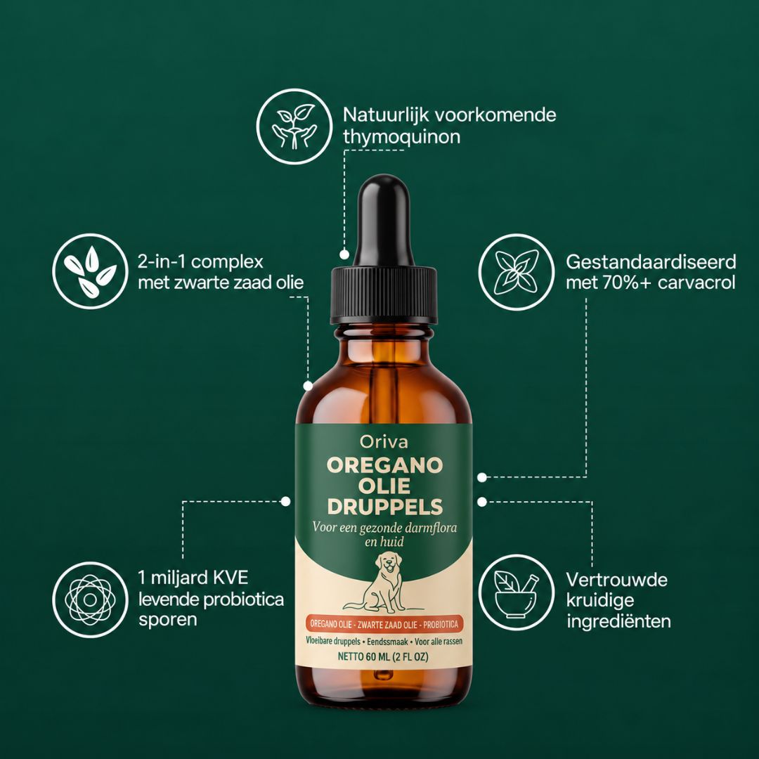 Oriva™ | Oregano Druppels voor Honden