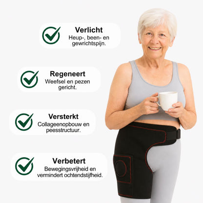 Solvara™ | Roodlicht Heupbandage