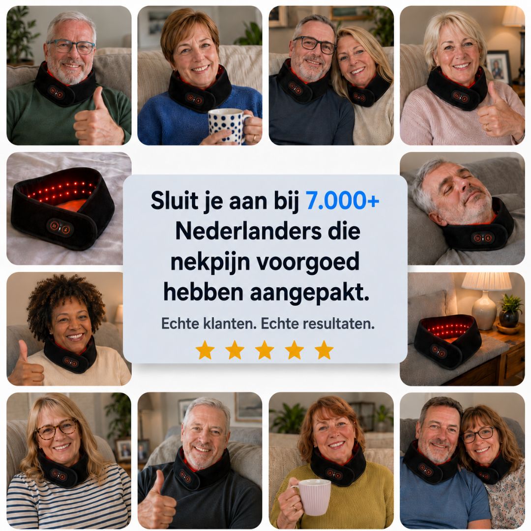 Nevara™ | 3-in-1 Roodlicht Nekmassageapparaat